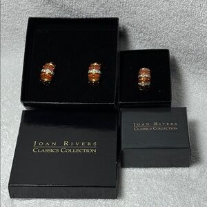 ⭐️Joan Rivers Classics Collection Earrings & Ring